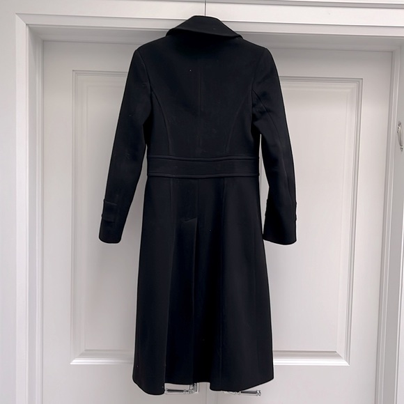 STEVE BY SEARLE Black Wool Coat - Picture 6 of 7